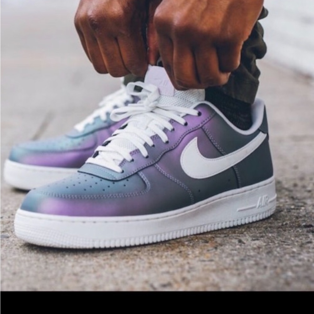 Nike Air Force1 Purple Iredescent